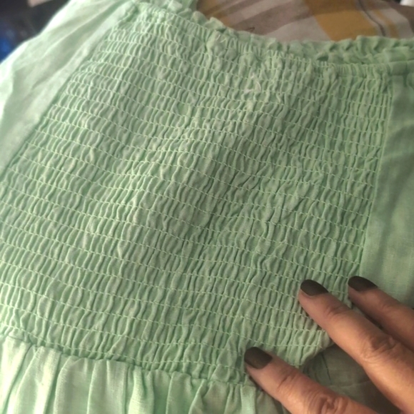 Cotton on Curve Mint green off the shoulder dress Size 18 New with tags - Picture 4 of 16